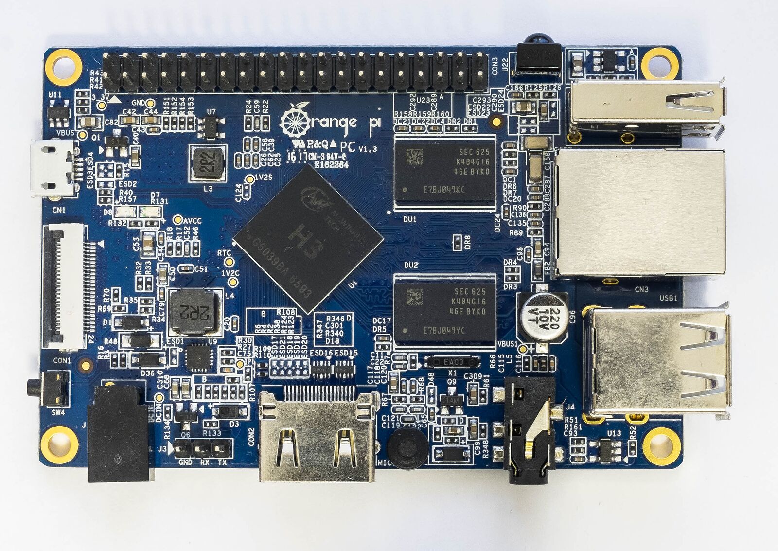 Orange pi 3 проекты File:Orange Pi PC v1.3 front.jpg - linux-sunxi.org